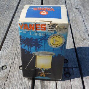 Vintage Yanes 4352 Camping Gas Lantern